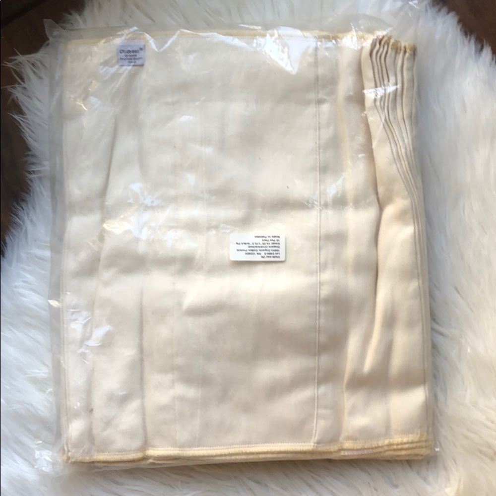 NWT Cloth-eez 100% Organic Cotton Pre-fold Diapers